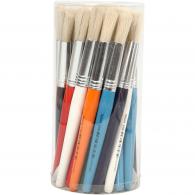 CC Kids Paint Brushes, L: 19 cm, W: 12 mm, round, 1 piece - #595449