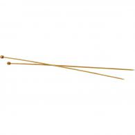 CC Knitting Needles, no. 3, L: 35 cm, 1 pair - #592421