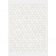 CC Lace Patterned cardboard, white, 10,5x15 cm, 200 g, 10 pc/ 1 pack - #590312