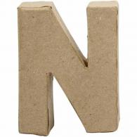 CC Letter, N, H: 10 cm, W: 7,8 cm, thickness 2 cm, 1 pc - #589646