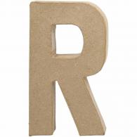 CC Letter, R, H: 20,5 cm, W: 11,7 cm, thickness 2,5 cm, 1 pc - #590514