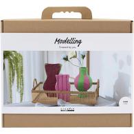 CC Maxi Hobby Set Modelling Vases From Papier-Mâché Various Colours - #594592