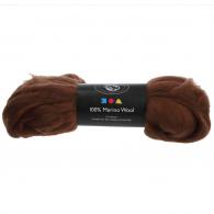 CC Merino Wool, brown, thickness 21 my, 100 g/ 1 pack - #592292