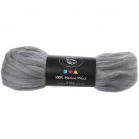 CC Merino Wool, grey, thickness 21 my, 100 g/ 1 pack - #592496