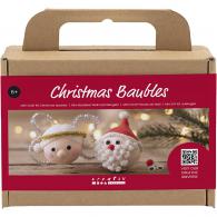 CC Mini Craft Kit Christmas Baubles, Santa Claus and Angel, 1 pack - #593290