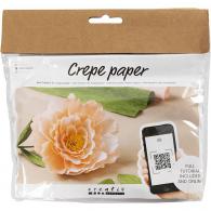 CC Mini Craft Kit Crepe Paper, Peony, Crêpe ratio: 180%, 105 g, 1 pack - #590339