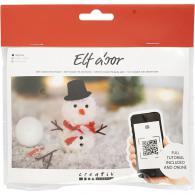 CC Mini Craft Kit Elf Door, Snowman, 1 pack - #591815