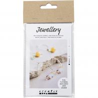 CC Mini Craft Kit Jewellery, Beading hoops with beads, 1 pack - #592762