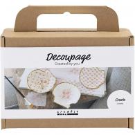 CC Mini Hobby Set Decoupage Mussel Shells Light Pink - #594411