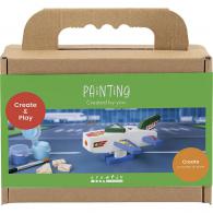 CC Mini Hobby Set Painting Airplane Blue/Green Harmony - #603234