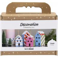 CC Mini Hobbyset Decoration, Houses, colorful - #594612