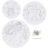 CC Mobile Ornaments with Motifs, Dia. 12+15+18 cm, 300 g, 3 set/ 1 pack - #589448