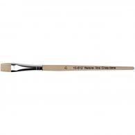 CC Nature Line Brushes, no. 12, L: 19 cm, W: 11 mm, flat, 12 pc/ 1 pack - #591818