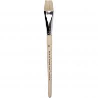 CC Nature Line Brushes, no. 20, L: 20,5 cm, flat, 12 pc/ 1 pack - #591834
