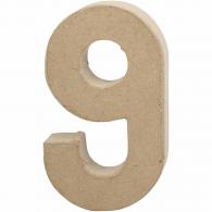 CC Number, 9, H: 20,5 cm, W: 12 cm, thickness 2,7 cm, 1 pc - #589950