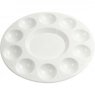 CC Palette , white, Dia. 17 cm, 1 pc - #598148