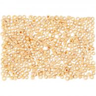 CC Rocaille seed beads, light peach, size 15/0 , Dia. 1,7 mm, hole size 0,5-0,8 mm, 25 g/ 1 pack - #602103