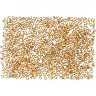 CC Rocaille seed beads, peach, size 15/0 , Dia. 1,7 mm, hole size 0,5-0,8 mm, 25 g/ 1 pack - #602095