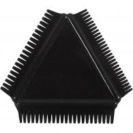CC Rubber Texture Combs, black, size 9 cm, 1 pc - #597809