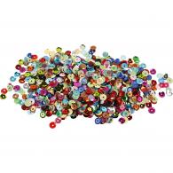 CC Sequins, round, size 6 mm, 10 g/ 1 pack - #593434
