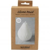 CC Silicone Mal Ribbed Drop shape 8x7 cm - #593656