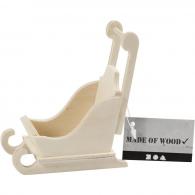 CC Sleigh, size 8x5x9 cm, 1 pc - #591797
