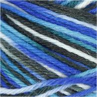 CC Sock Yarn, blue/turkis harmony, L: 200 m, 50 g/ 1 ball - #592638