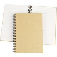 CC Spiral Bound Notebook, brown, A5, 60 g, 1 pc - #590619