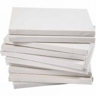 CC Stretched Canvas, white, size 29,7x42 cm, D. 1,6 cm, A3, 280 g, 40 pc/ 1 pack - #590007