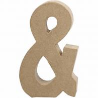 CC Symbol, &amp;, H: 19,9 cm, W: 11,5 cm, thickness 2,5 cm, 1 pc - #590691