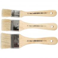 CC Varnish Brushes, L: 19 cm, W: 25-50 mm, flat, 3 pc/ 1 pack - #591274