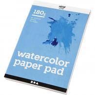 CC Watercolour block, white, A5, 148x210 mm, 180 g, 20 sheet/ 1 pc - #591826