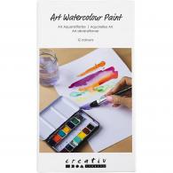 CC Watercolour Paint, Flowers and Landscapes, 12 colours - #594046