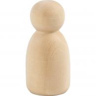 CC Wooden Oval Figure 6 cm (5 pieces) - #603006