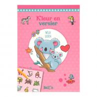 Color and Decorate Block A5 Wild Animals 32 sheets - #595320