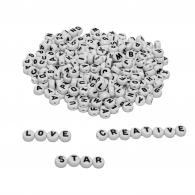 CS Beads Letters Round - 500 Pieces - #599482