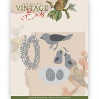 Dies - Jeanine's Art - Vintage Birds - Bird's Nest - #475230