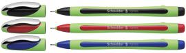 Fineliner Schneider Xpress 0,8mm etui 1x zwart, 1x rood, 1x blauw - #512390
