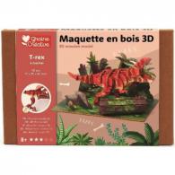 GC Wooden 3D Puzzle T-Rex - #599465