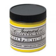 Jacquard Screen Printing Ink 118 ml Opaque Yellow - #589115