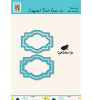 Layered frames with Dutch Text clear stamps, Opkikkertje - #552193