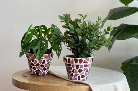 LC DIY Flowerpots 2 pieces Beige - #599704