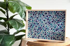 LC DIY Kit Mosaic Tray - Blue - #599298