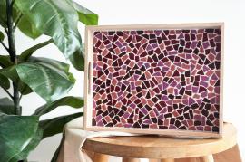 LC DIY Kit Mosaic Tray - Old Pink - #599299
