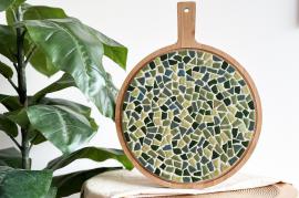 LC DIY Round snack board  green - #599311