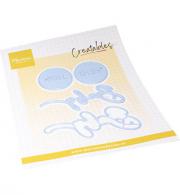 Marianne Design Creatable, Baby boy &amp; girl text - #539824
