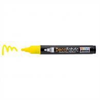 Marvy Uchida Deco Fabric Marker Yellow - #599235