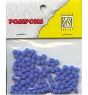 Mini pompoms 3mm Lichtblauw 100 pcs - #551952