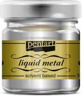 Pentart Liquid Metal Oil Paint Silver 30ml - #594235