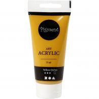 Pigment Art Acrylic Paint Ocher Yellow 75 ml - #597183